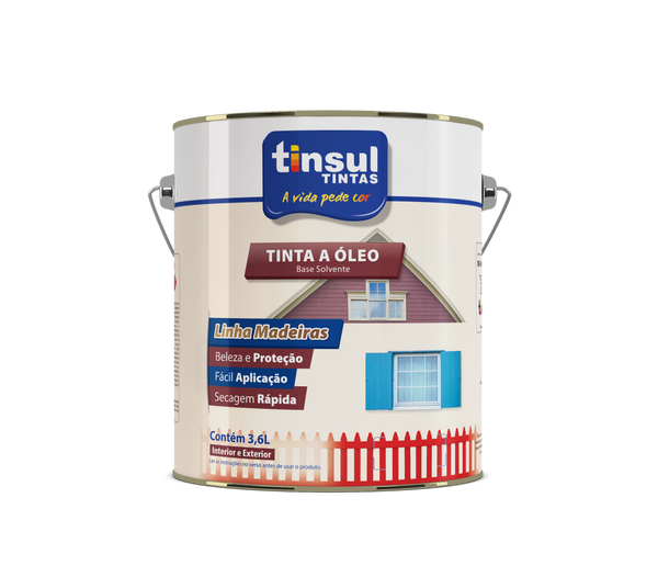 Tinta Óleo latas na promoção