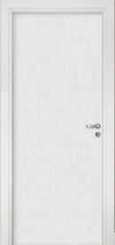 Porta Interna Montada e Pintada de Branco 70/80 cm Marco Regulavel