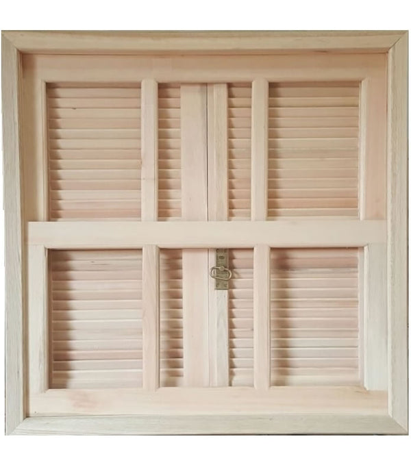 Janela Guilhotina Eucalipto 1.00 x 1.00