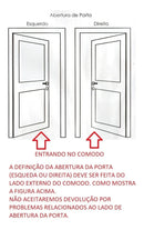 Porta interna montada 60/70/80 largura