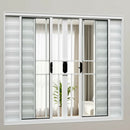 Janela Veneziana evo 1,20X1,00 C/G Pintada branca C/vidros