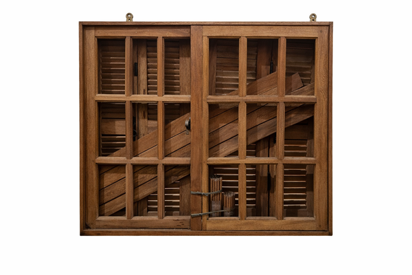 Janela Pantografica de Angelim 1,20 x 1,00 3x3