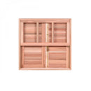 Janela Guilhotina Eucalipto 1,20 x 1,00