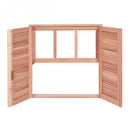 Janela Guilhotina Eucalipto 1,20 x 1,00