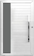 Porta de Aluminio Pivotante 2.17x 1.14