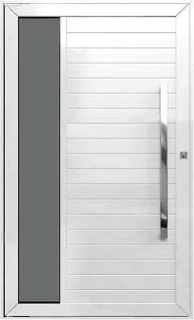 Porta de Aluminio Pivotante 2.17x 1.14